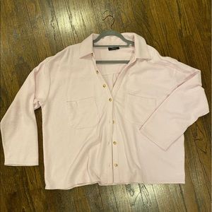 Alfani Lavender Shacket. Size 2XL, oversized fit. Cotton blend. Tag of XXL out.